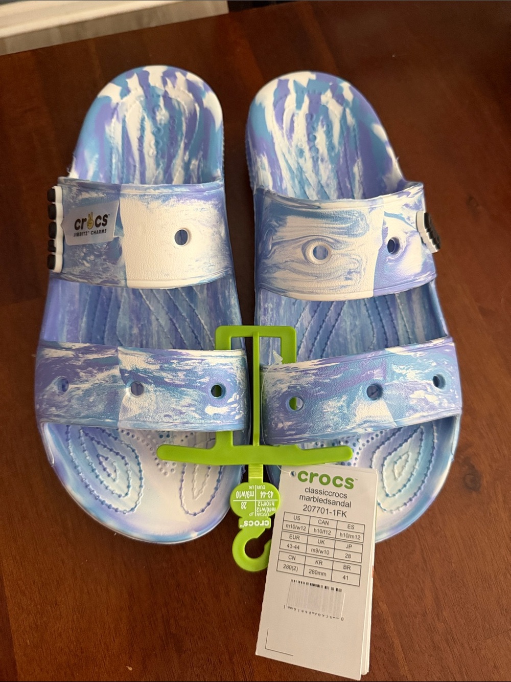 Crocs Classic Marbled Sandal – Men’s 10 / Women’s 12 – NWT